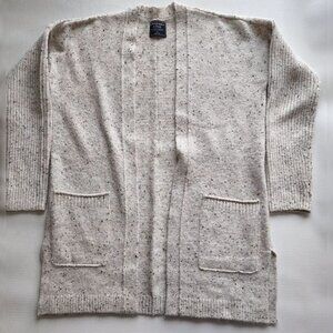 Abercrombie & Fitch Women's Open Front Gray Long Cardigan Size Small